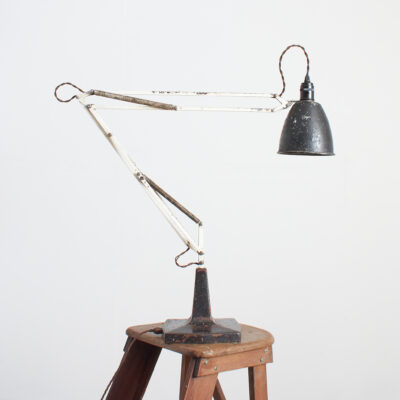 Original Antique Anglepoise Desk Lamp 1208 Model By Herbert Terry & Sons - A