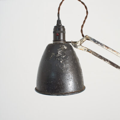 Original Antique Anglepoise Desk Lamp 1208 Model By Herbert Terry & Sons - A