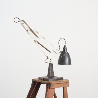 Original Antique Anglepoise Desk Lamp 1208 Model By Herbert Terry & Sons - A