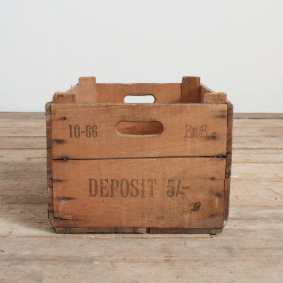 Vintage Wooden Apple Crate- A