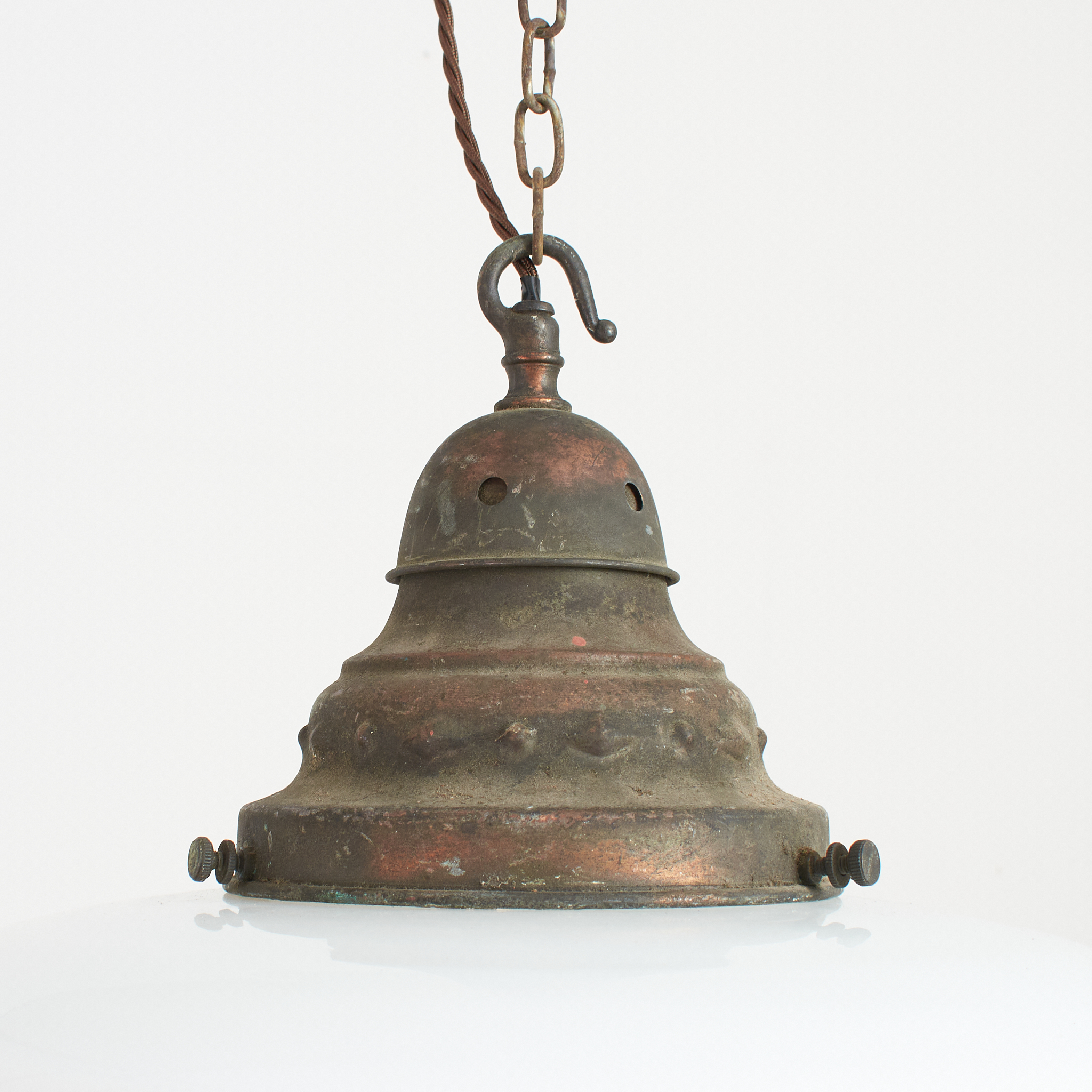 Antique Church Opaline Pendant Light - AV