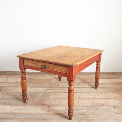 Antique Victorian Farmhouse Kitchen Table