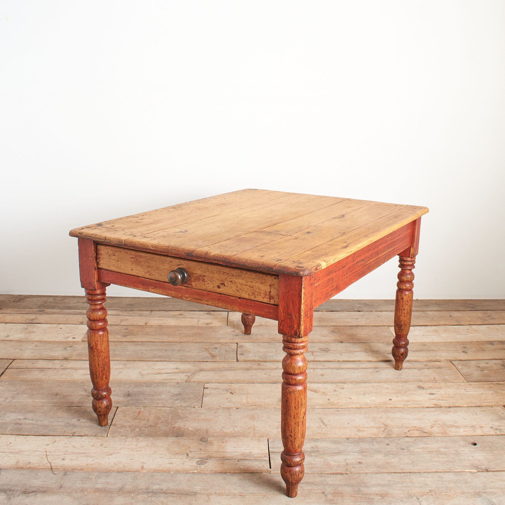 Antique Victorian Farmhouse Kitchen Table