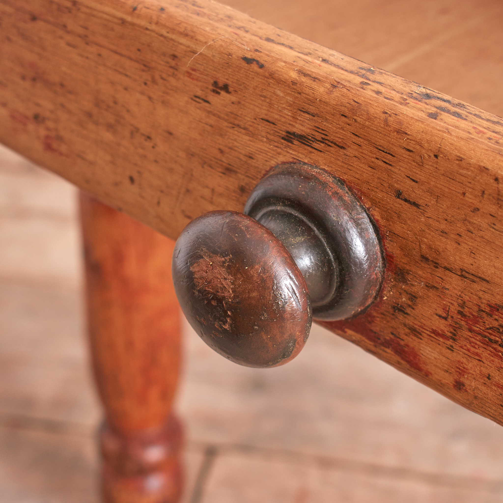 Antique Victorian Farmhouse Kitchen Table