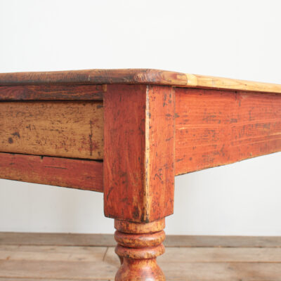 Antique Victorian Farmhouse Kitchen Table