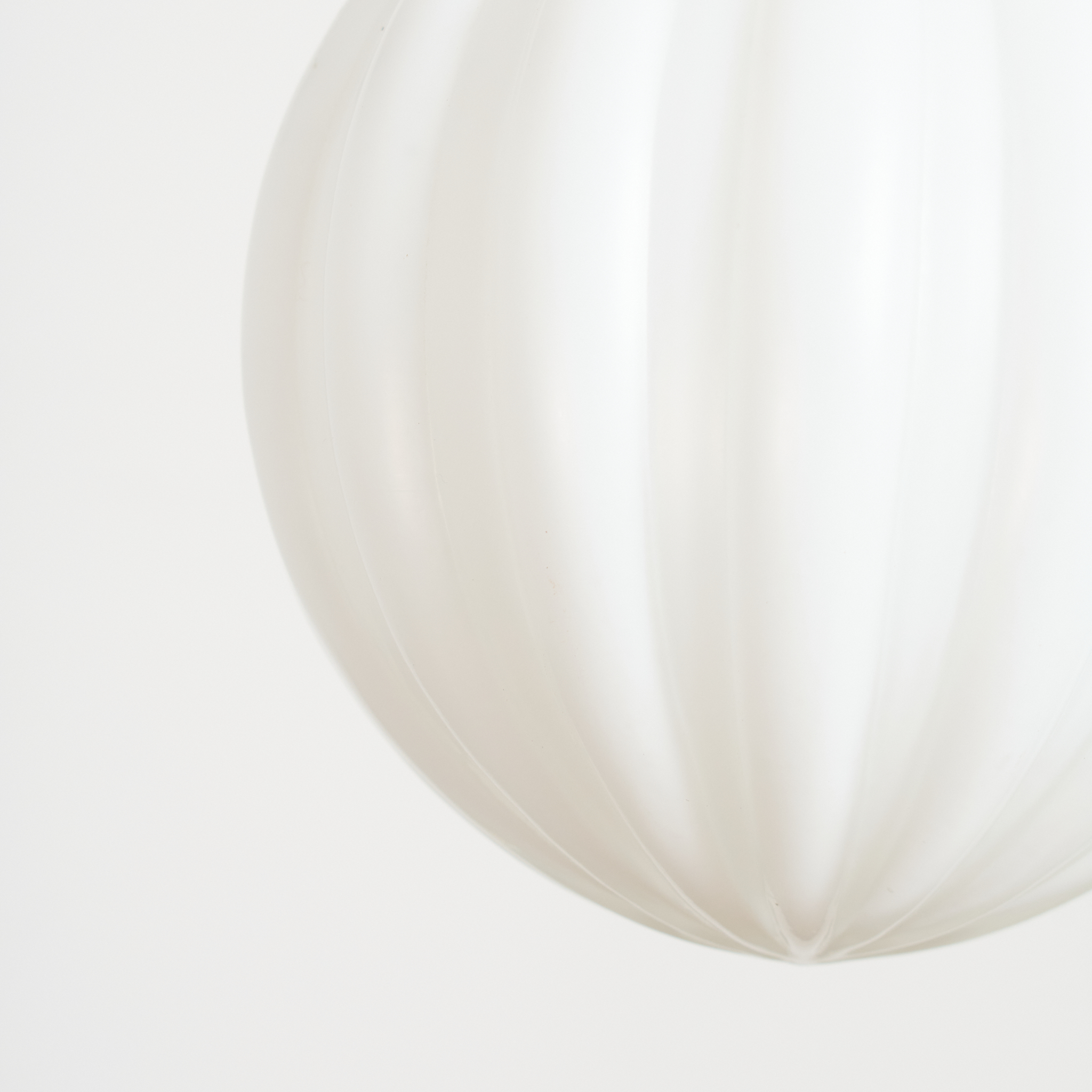 Antique Church Opaline Milk Glass Globe Pendant Light - B
