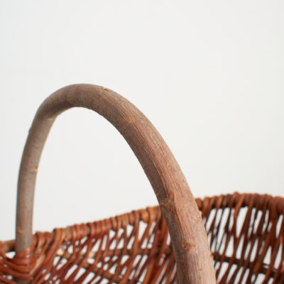 Small Vintage Wicker Garden Basket