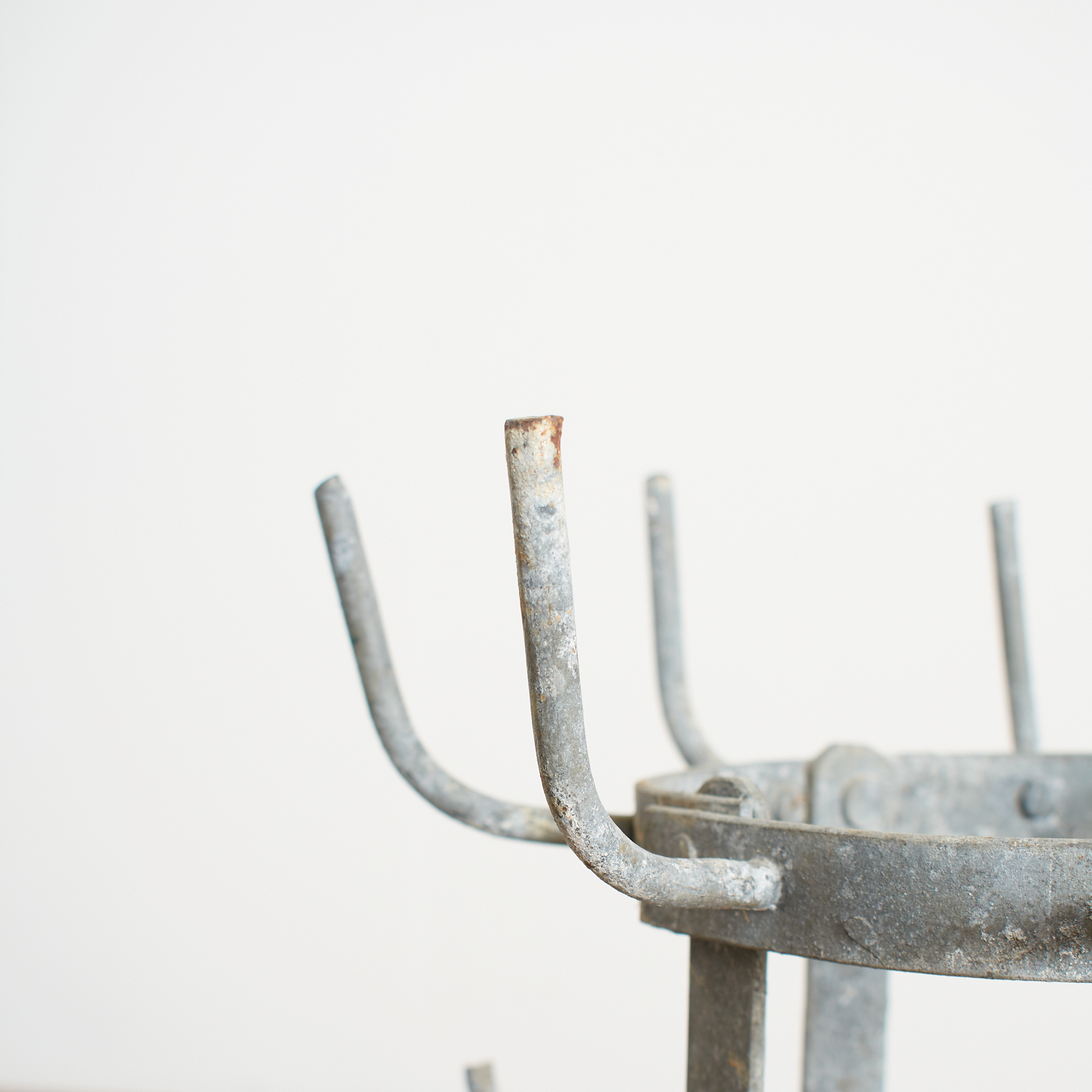 Vintage French Bottle Drying Rack- D