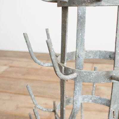 Vintage French Bottle Drying Rack- D